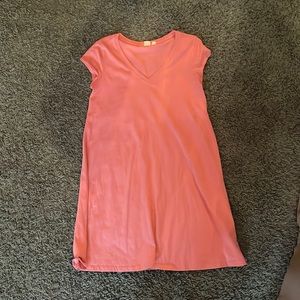 Gap pink t-shirt dress, size small